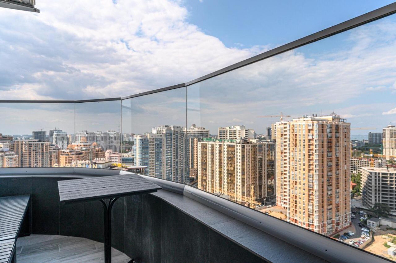Party Luxury 3Br Sea View Apartment In Arcadia Odessa Exterior foto